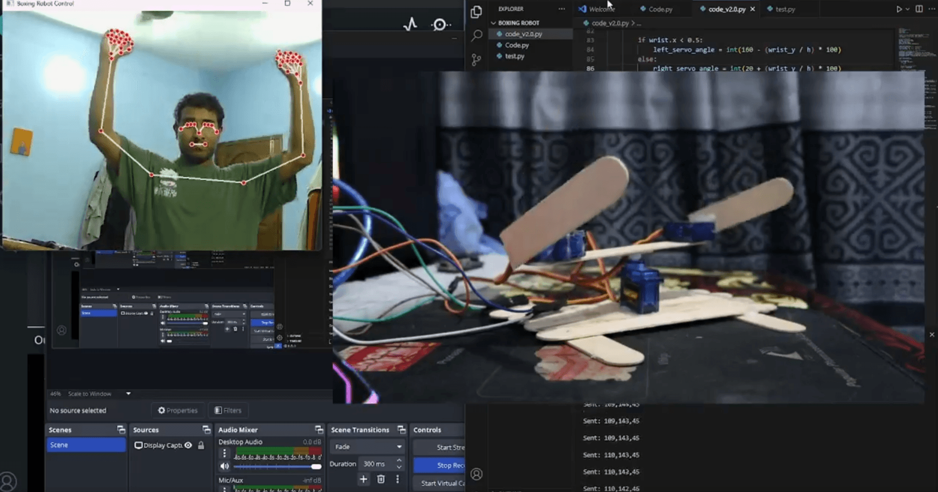 Boxing Robot Prototype