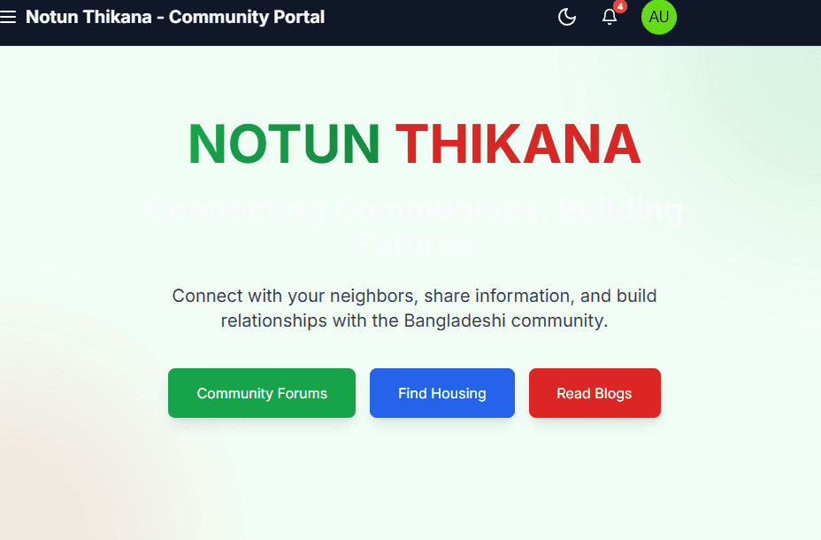Notun Thikana - Lifestyle Management Site